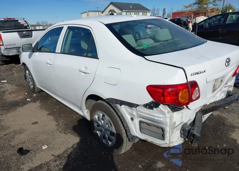 2010 Toyota Corolla Le z USA, uszkodzony, nr VIN 2T1BU4EE3AC520774